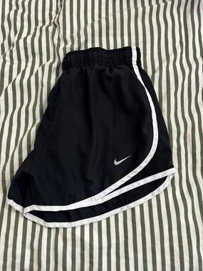 Nike Black Running Shorts with White Trim